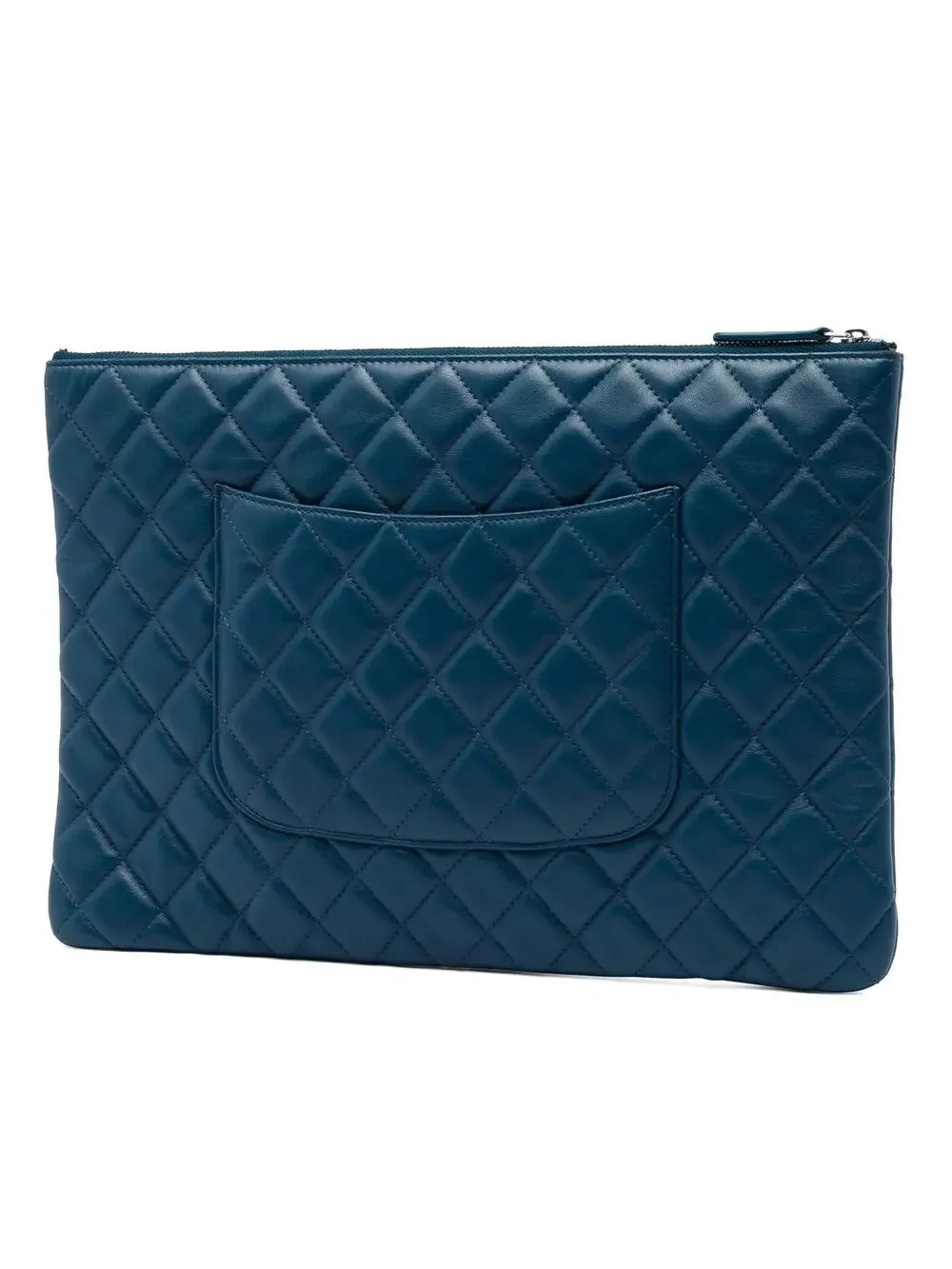 Chanel Large Quilted Lambskin O Case #327850C10B
